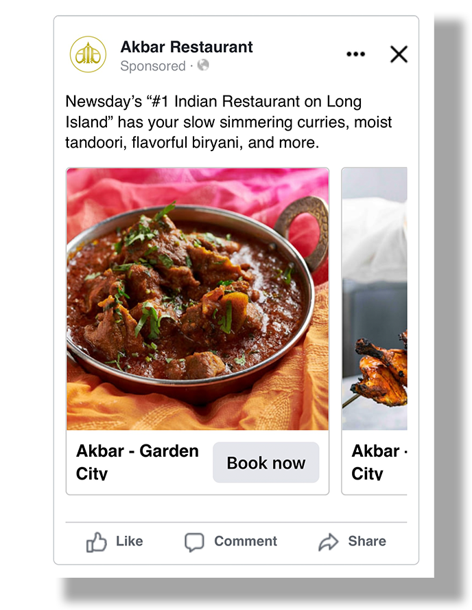 Digital Advertising - Lure in locals with targeted ads. - Dishing out enticing ads.