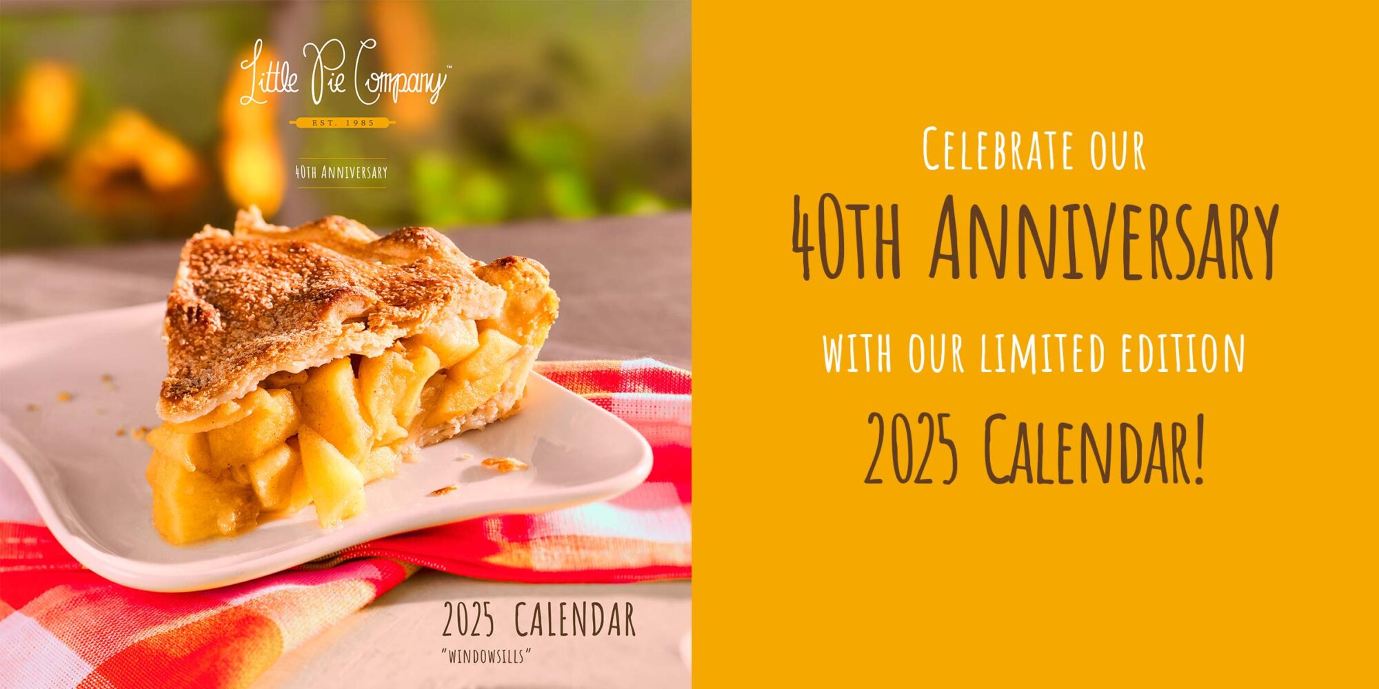 Little Pie Company Bakery Calendar